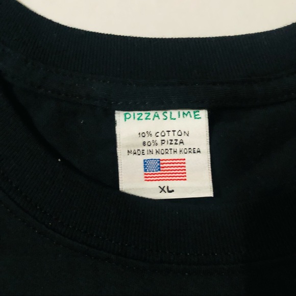 Pizza Slime Middle Finger tee (XL) - Picture 2 of 3